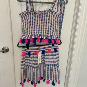 Tessora PomPom top and skirt
